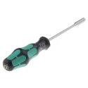 Wera Hexagon Nut Driver with 6 mm Tip, 125 mm Stainless Steel Blade, 223 mm Overall Length 05029504001