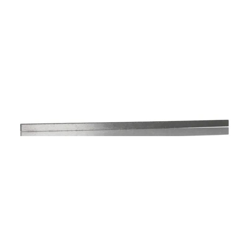 RS PRO 0.5 Module Steel Gear Rack, 300 mm Overall Length, 5 mm Face Width, Pitch Centre Height 9.5 mm 876-2406