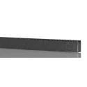 RS PRO 0.5 Module Steel Gear Rack, 300 mm Overall Length, 5 mm Face Width, Pitch Centre Height 9.5 mm 876-2406
