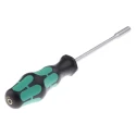 Wera Hexagon Nut Driver with 5 mm Tip, 125 mm Blade Length, 223 mm Overall Length, Stainless Steel Chrome Plated 05028225001