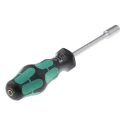 Wera High Quality Hexagon Nut Driver, 10 mm Tip, 125 mm Blade, Multi-Component Kraftform Handle, Chrome Plated 05029425001