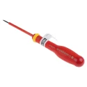 Facom Insulated Screwdriver 75 mm Blade VDE 1000V Approved, 170 mm Overall AT2X75VE