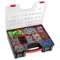 Facom Adjustable Compartments 10 Cell Black Polycarbonate Compartment Box 422 mm x 335 mm x 106 mm BP.Z8PB