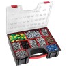 Facom Adjustable Compartments 10 Cell Black Polycarbonate Compartment Box 422 mm x 335 mm x 106 mm BP.Z8PB