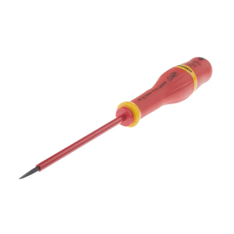 Facom Insulated Screwdriver 100 mm Blade VDE 1000V Approved, 202 mm Overall AT3X100VE