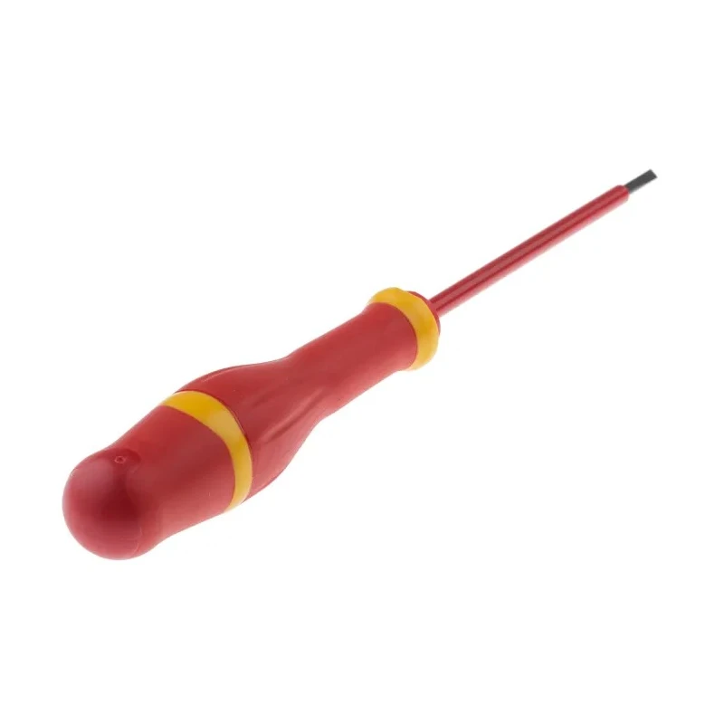 Facom Insulated Screwdriver 100 mm Blade VDE 1000V Approved, 202 mm Overall AT3X100VE