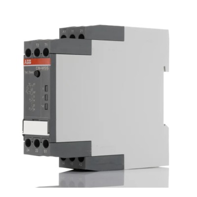 ABB Monitoring Relay DPDT DIN Rail Mount 24 V DC/AC Model 1SVR730700R0200 CM-MSS.22S