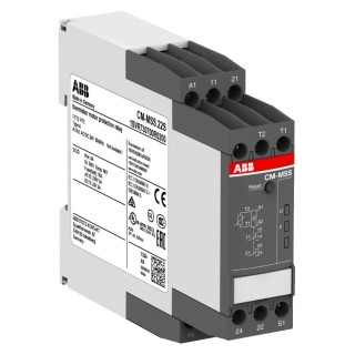 ABB Monitoring Relay DPDT DIN Rail Mount 24 V DC AC CM-MSS.22P 1SVR740700R0200 1SVR740700R0200 CM-MSS.22P