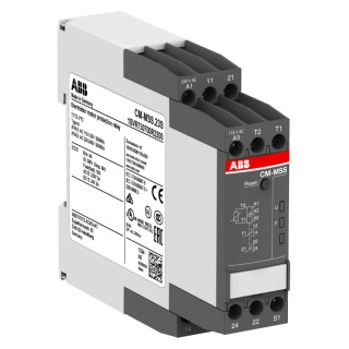 ABB Monitoring Relay 1 Phase DPDT DIN Rail Mount 24 V DC 1SVR740700R2200 CM-MSS.23P