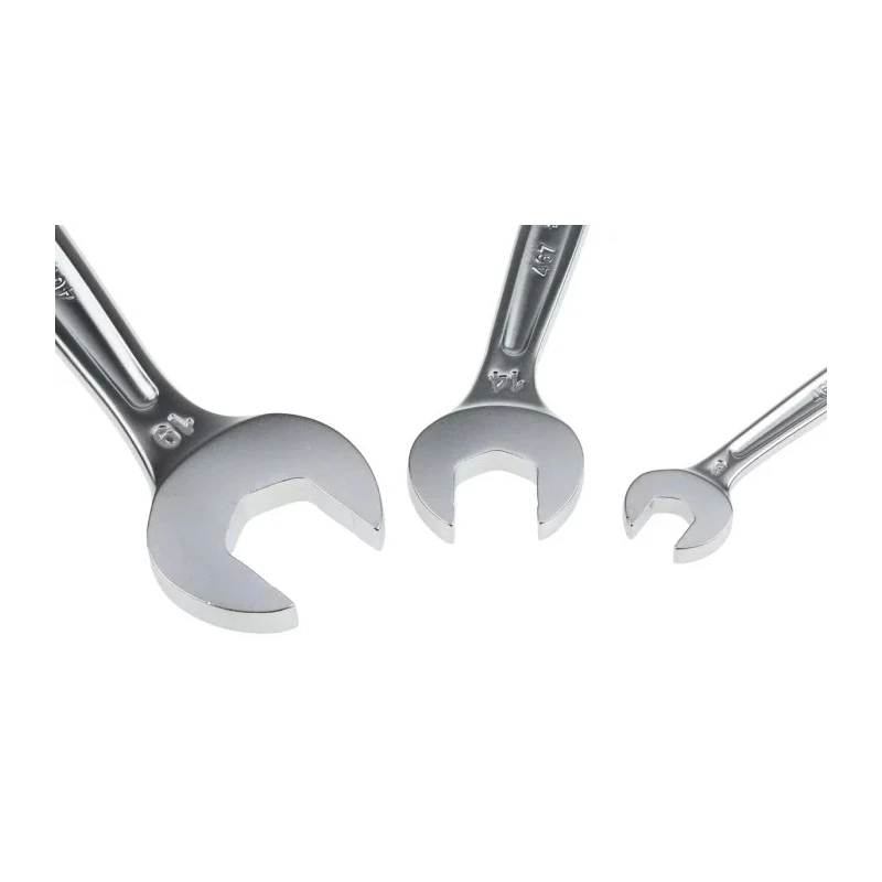 Facom 10-Piece Ratchet Spanner Set, 8 To 19 mm, Chrome Vanadium Steel 467B.JP10PB