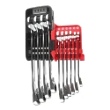 Facom 10-Piece Ratchet Spanner Set, 8 To 19 mm, Chrome Vanadium Steel 467B.JP10PB