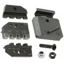 TE Connectivity Coaxial Type Crimp Die Set Insulated Black 3 Ports for MCP 2.8 Receptacle 539722-2
