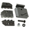 TE Connectivity Coaxial Type Crimp Die Set Insulated Black 3 Ports for MCP 2.8 Receptacle 539722-2