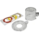Brady Transparent 1-Lock Polycarbonate Push-button and Rotary Switch Lockout with 7 mm Shackle Diameter 139796