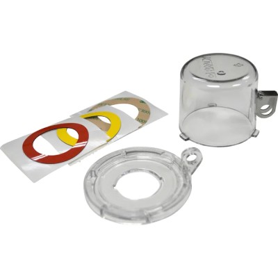 Brady Transparent 1-Lock Polycarbonate Push-button and Rotary Switch Lockout with 7 mm Shackle Diameter 139796