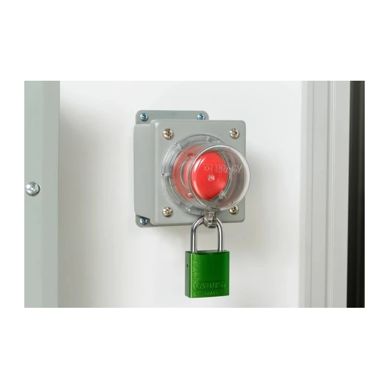 Brady Transparent 1-Lock Polycarbonate Push-button and Rotary Switch Lockout with 7 mm Shackle Diameter 139796