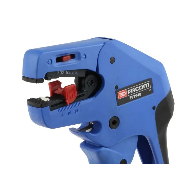 Facom Automatic Wire Insulated Wire Stripper SWINGO 90 Series 0.02 to 10 mm² Stripping Range 18mm Overall Length 793940PB