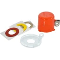 Brady Red 1-Lock Lockout Polycarbonate Push-button & Rotary Switch Lockouts, 7 mm 130820