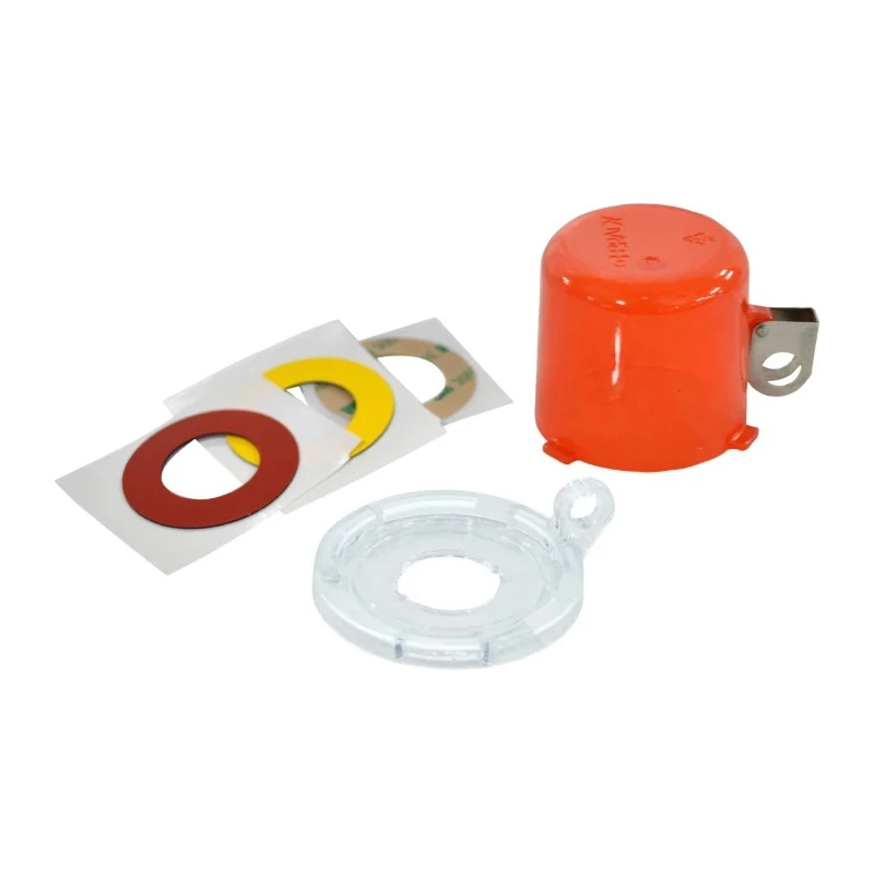 Brady Red 1-Lock Lockout Polycarbonate Push-button & Rotary Switch Lockouts, 7 mm 130820
