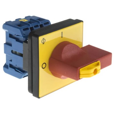 RS PRO 3-Pole Panel Mount Isolator Switch IP65 Rated 25A, 7.5 kW KG20.T203/GBA022.E