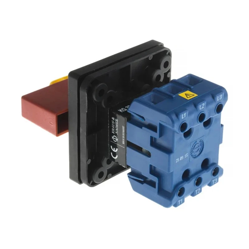 RS PRO 3-Pole Panel Mount Isolator Switch IP65 Rated 25A, 7.5 kW KG20.T203/GBA022.E