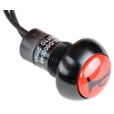 Otto P3 Series Push Button Switch Momentary Panel SPDT Red LED IP64 IP68S 115V AC P3-D000048W