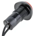 Otto P3 Series Push Button Switch Momentary Panel SPDT Red LED IP64 IP68S 115V AC P3-D000048W