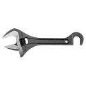 Bahco Adjustable Spanner Wrench 46 mm Jaw Capacity, 254.5 mm Overall Length, Metal Handle 33H