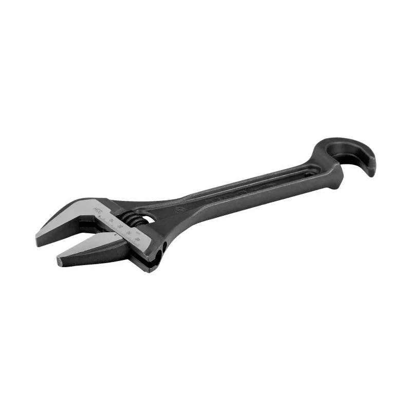 Bahco Adjustable Spanner Wrench 46 mm Jaw Capacity, 254.5 mm Overall Length, Metal Handle 33H