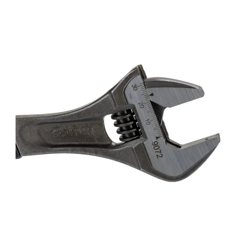 Bahco 30 mm Jaw Capacity Adjustable Spanner, 158mm Overall Length, Plastic Handle Adjust 3-90