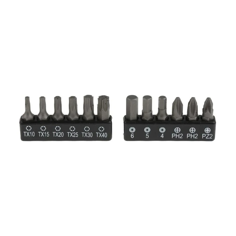 Bahco 37-Piece 1/4 in 6 Point, Hexagon Socket, Phillips, Pozidriv, Torx Socket Set SL25L