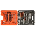 Bahco 138-Piece 1/2 in, 1/4 in, 3/8 in Standard Socket Set Alloy Steel Hex Drive S138