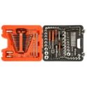 Bahco 138-Piece 1/2 in, 1/4 in, 3/8 in Standard Socket Set Alloy Steel Hex Drive S138