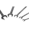Bahco 5-Piece Ratcheting Ring Spanner Set, 8 to 19 mm, Alloy Steel, Chrome Finish 1RM/S5