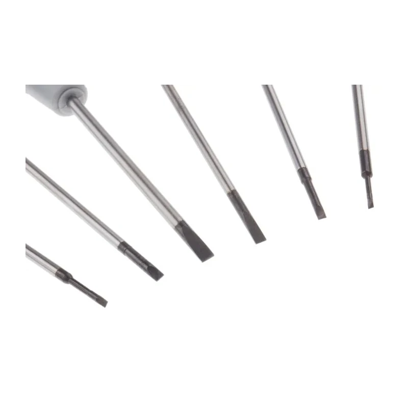 Bahco Slotted Precision Screwdriver Set 6-Piece 1 mm to 2.5 mm Tips 706-3