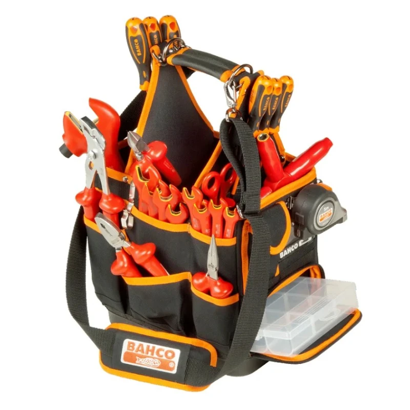 Bahco Polyester Hard Bottom Tool Bag with Shoulder Strap 285 mm x 190 mm x 285 mm 4750FB3-12