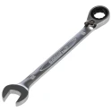 Bahco Ratchet Spanner 15 mm Metric Size Alloy Steel Chrome Finish 200mm Overall Length 1RM-15