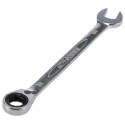 Bahco Ratchet Spanner 15 mm Metric Size Alloy Steel Chrome Finish 200mm Overall Length 1RM-15