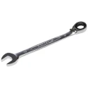 Bahco Ratchet Spanner 18 mm, Alloy Steel, Chrome Finish, 237mm Overall Length 1RM-18