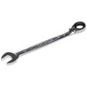 Bahco Ratchet Spanner 18 mm, Alloy Steel, Chrome Finish, 237mm Overall Length 1RM-18