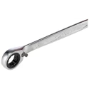 Bahco Ratchet Spanner 18 mm, Alloy Steel, Chrome Finish, 237mm Overall Length 1RM-18