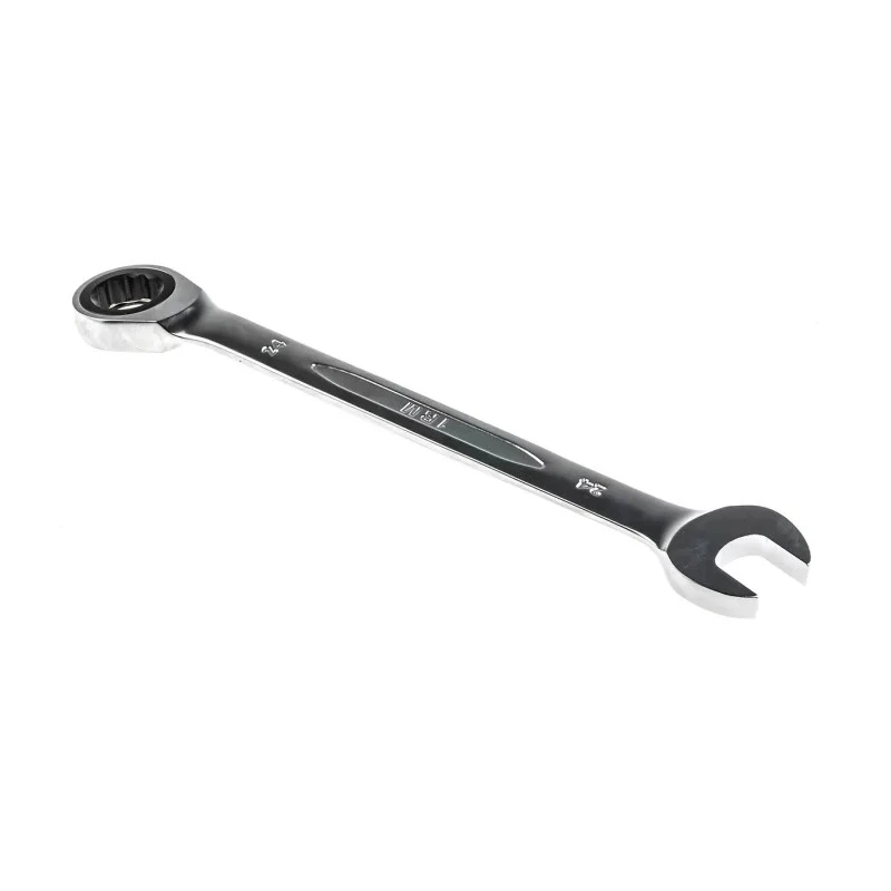 Bahco Ratchet Spanner 24 mm, 323mm Overall Length, Chrome Finish Alloy Steel 1RM-24