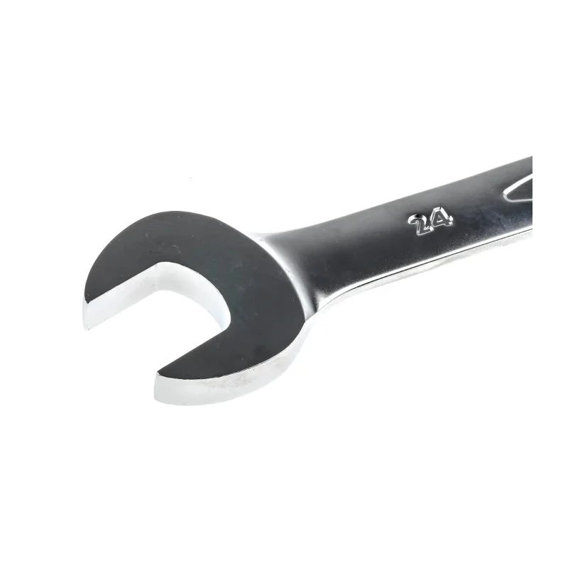 Bahco Ratchet Spanner 24 mm, 323mm Overall Length, Chrome Finish Alloy Steel 1RM-24
