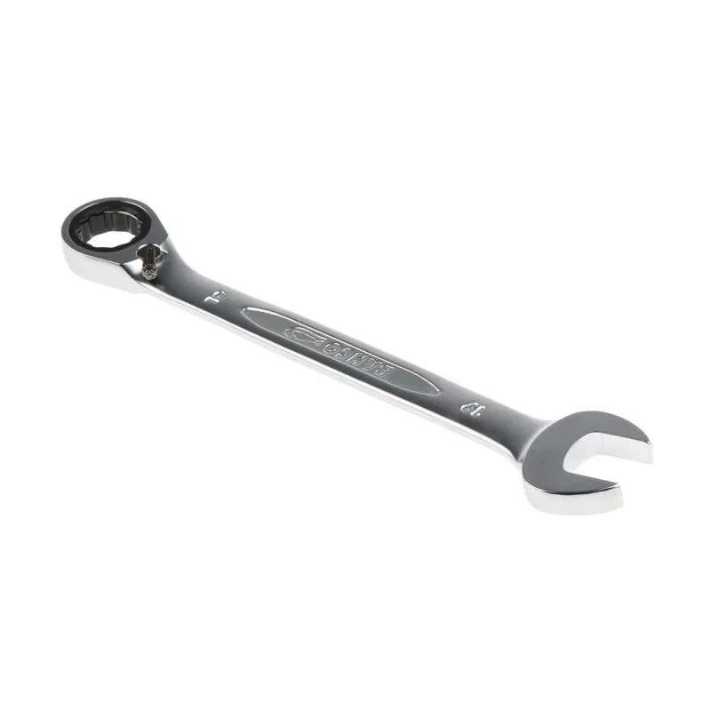 Bahco Ratchet Spanner 19 mm Metric Size, Alloy Steel, Chrome Finish, 248mm Overall Length 1RM-19