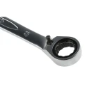 Bahco Ratchet Spanner 19 mm Metric Size, Alloy Steel, Chrome Finish, 248mm Overall Length 1RM-19