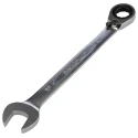 Bahco Ratchet Spanner 27 mm Metric Size 359mm Overall Length Alloy Steel Chrome Finish 1RM-27