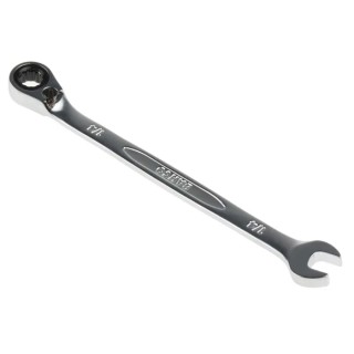 Bahco Ratchet Spanner 1/4 in, 128mm Overall Length, Alloy Steel, Chrome Finish 1RZ-1/4