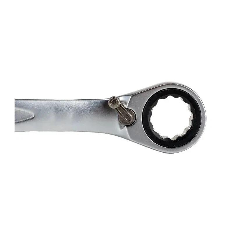 Bahco Ratchet Spanner 5/8 in Imperial Size, Alloy Steel Chrome Finish, 208mm Overall Length 1RZ-5/8