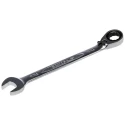 Bahco Ratchet Spanner 9/16 in Imperial Size, Alloy Steel Chrome Finish, 190mm Overall Length 1RZ-9/16