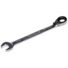 Bahco Ratchet Spanner 9/16 in Imperial Size, Alloy Steel Chrome Finish, 190mm Overall Length 1RZ-9/16